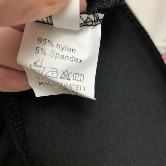 Black Beaded Rhinestone Bodysuit Womens M Concert Reputation Era - Picture 6 of 6